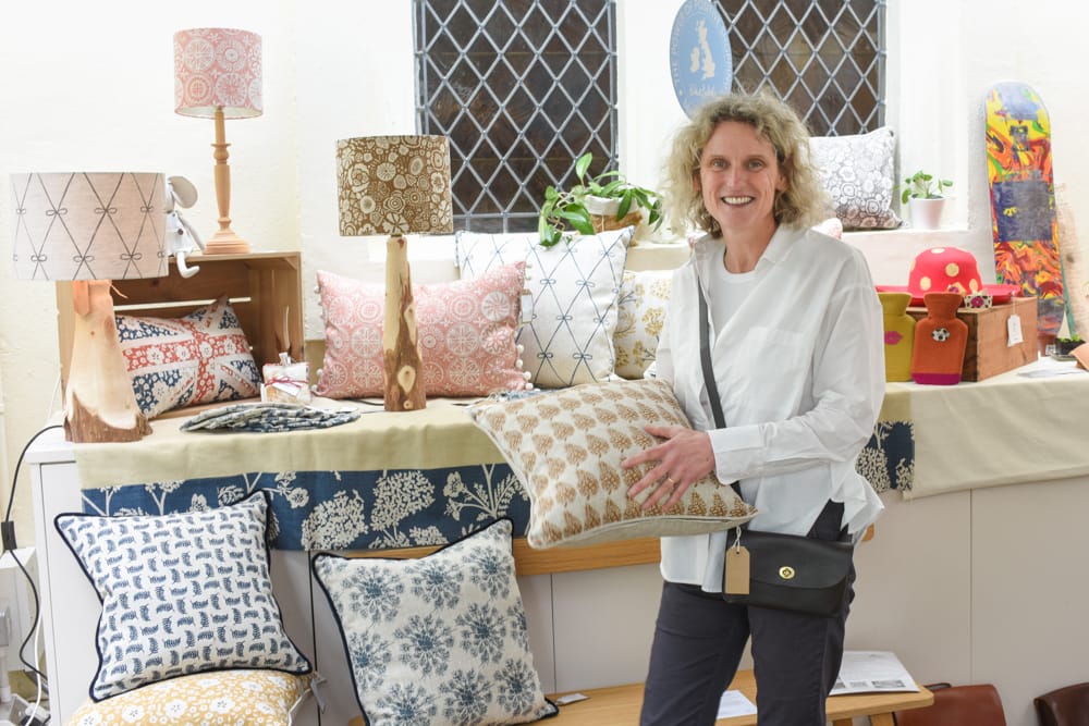 Nicola from madder Cutch and Co. at Dulwich Picture Gallery