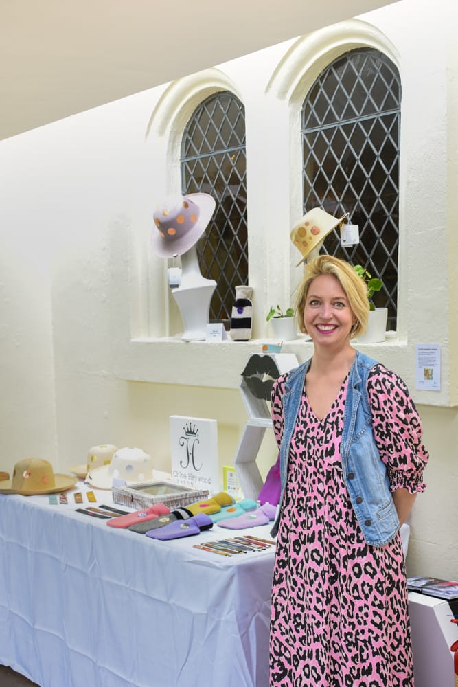 Chloe Haywood in the cloisters at Dulwich Picture Gallery