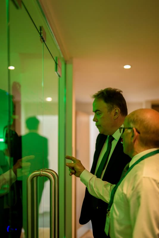 The Executive Mayor of Croydon, Jason Perry opens the new Elite Renewable building